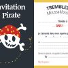 Carton Invitation Pirate 1 à Carte D Invitation En Ligne Gratuit