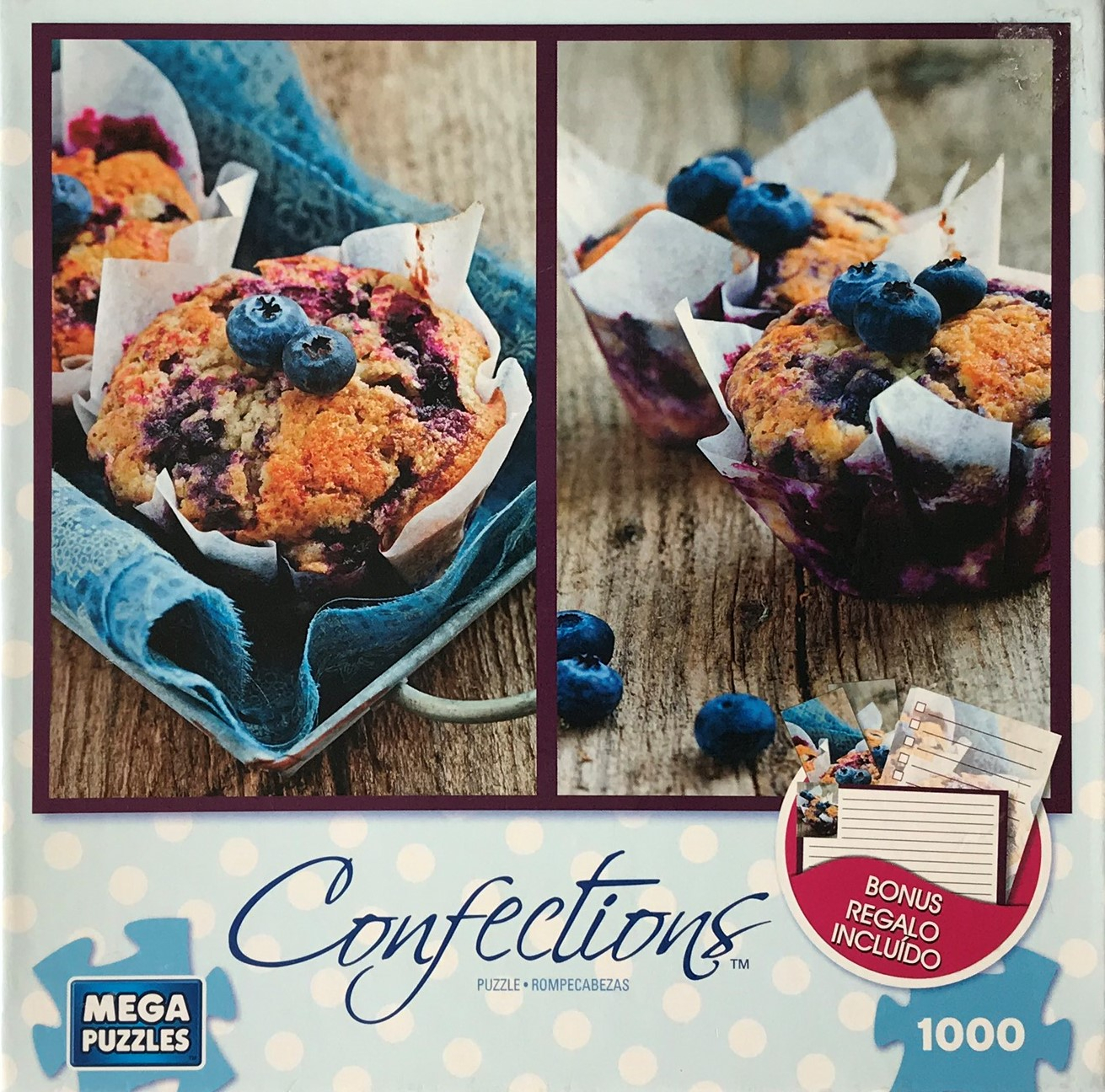 Casse-Tête 1000, Confections Muffins Aux Bleuets - Mega encequiconcerne Faire Casse Tête Gratuit