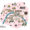 Chambre D'Enfant : Ça C'Est Paris ! - Plumetis Magazine dedans Carte De France Pour Les Enfants
