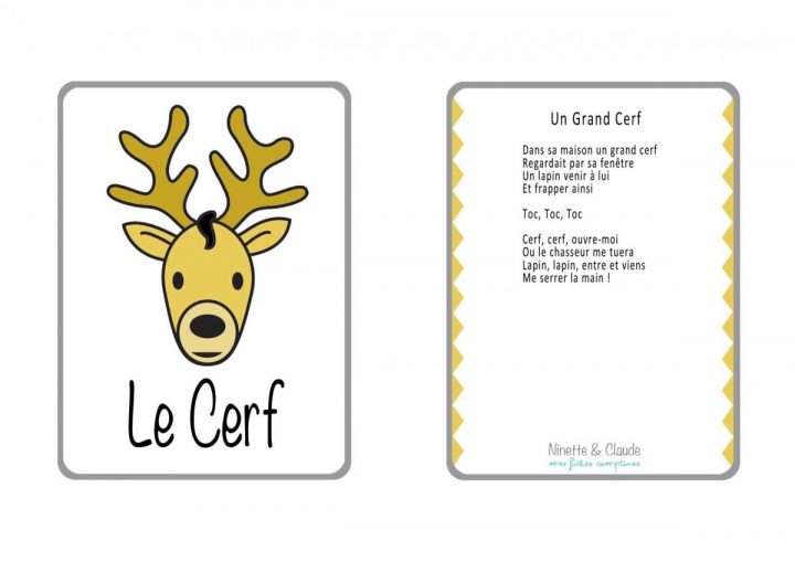 Chanson Du Cerf Et Du Lapin - Arouisse.com