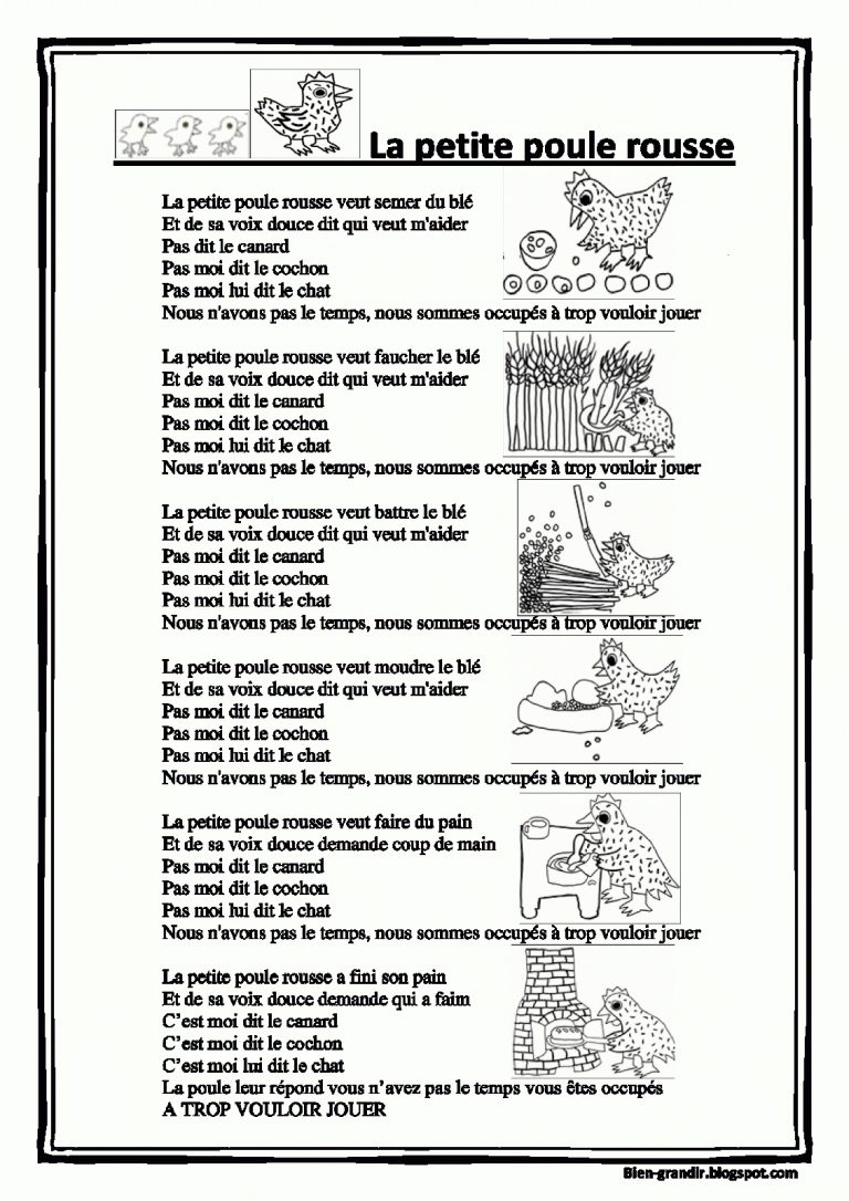 Chanson De La Petite Patate - Greatestcoloringbook pour Chanson De La