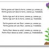 Chansons, Comptines Et Poésies Sur Les Fleurs, Le Jardin serapportantà Petite Fleur Chanson