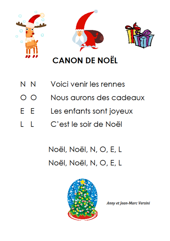 Chants Et Comptines - 1, 2, 3, Dans Ma Classe À Moi intérieur Chants De Noël En Français