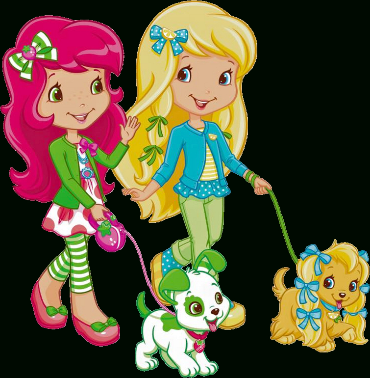 Charlotte Aux Fraises, Mimi Citron, Chiens : Tube Png encequiconcerne Charlotte Au Fraise Dessin Animé