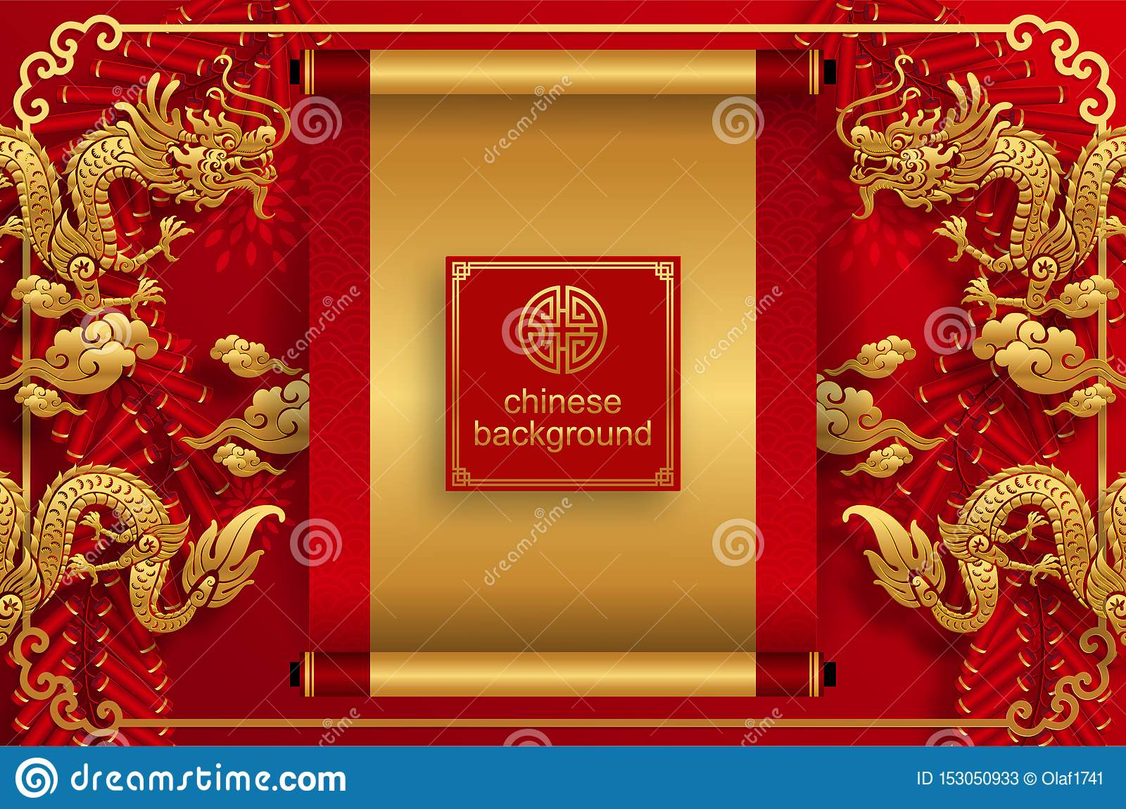 Chinese Oriental Wedding Invitation Card Templates . Stock encequiconcerne Invitation Orientale