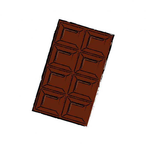 Chocolat D'Icône Dans Le Style De Dessin Animé Isolé Sur concernant Tablette Chocolat Dessin