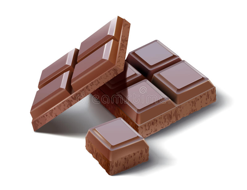Chocolate Illustration Stock Vector. Illustration Of Brown dedans Tablette Chocolat Dessin