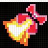 Cloche De Noël - Pixel Art | La Manufacture Du Pixel À tout Pixel Art De Noël