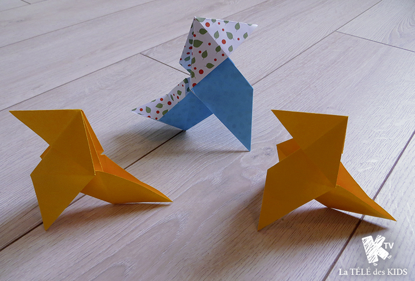 Cocotte En Papier - Origami Facile - La Télé Des Kids pour Comment On Fait Une Cocotte En Papier