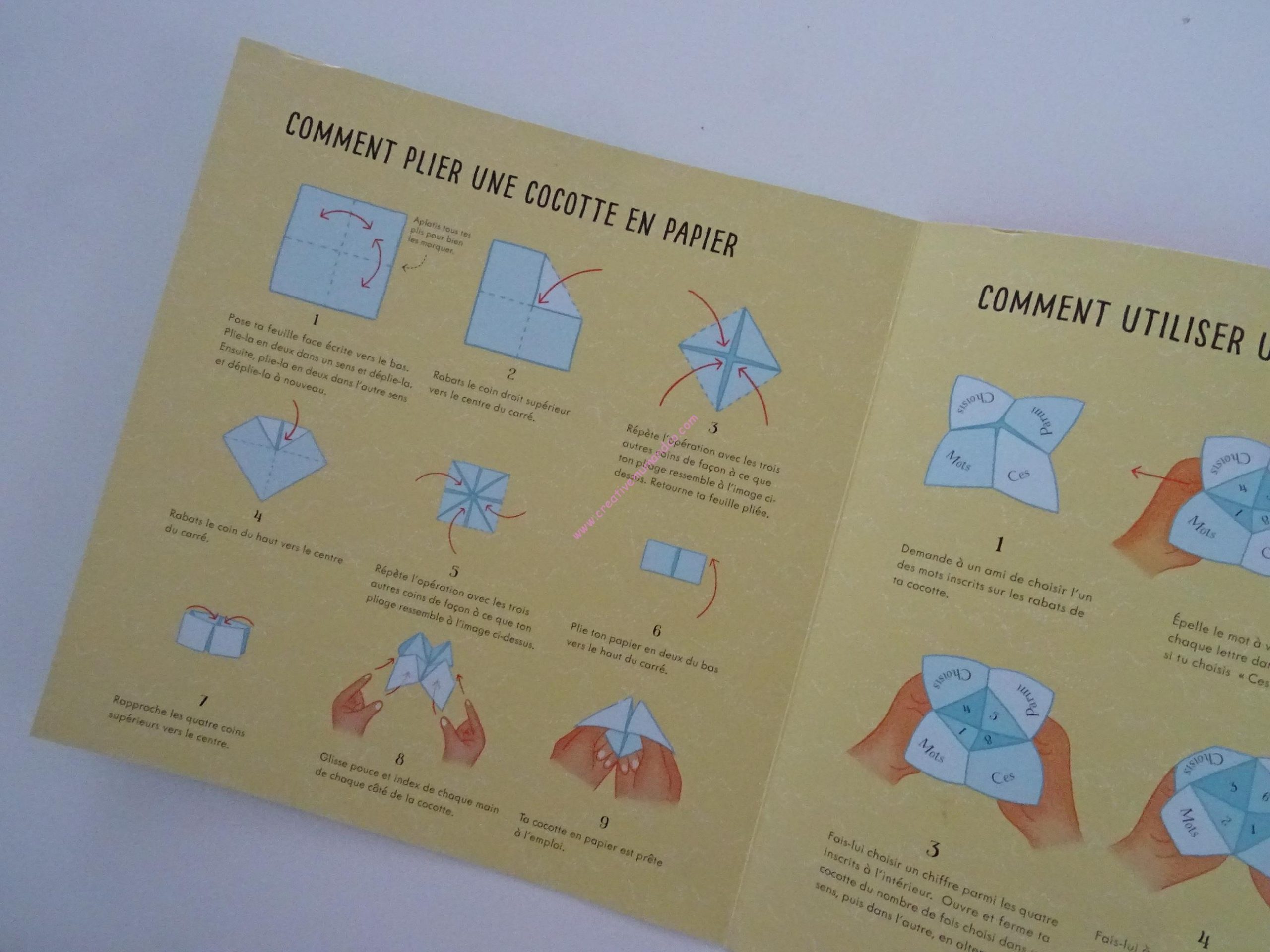 &quot;Cocottes En Papier&quot;- Editions Usborne intérieur Comment On Fait Une Cocotte En Papier
