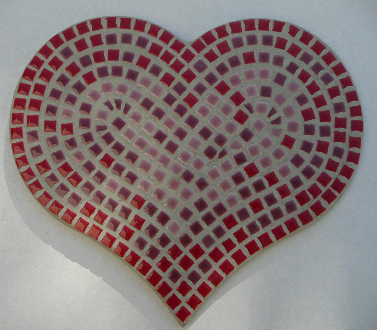 Coeur Support Mosaique - Coeur 26 Cm Pour Mosaique De concernant Support Pour Mosaique