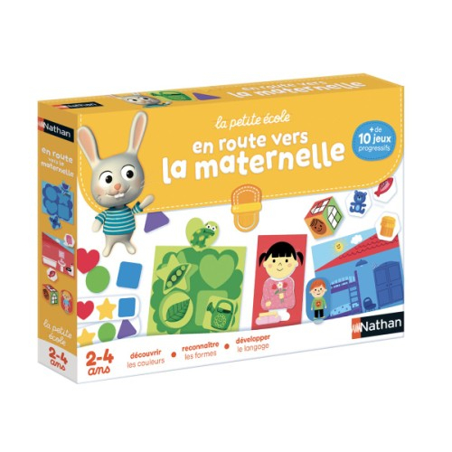 Coffret De Jeux En Route Vers La Maternelle Nathan Pour destiné Jeux Enfant 2 3 Ans