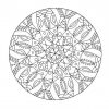 Coloriage Adulte Mandala Fleur Difficile Dessin Gratuit À destiné Coloriage À Imprimer Gratuit De Mandala