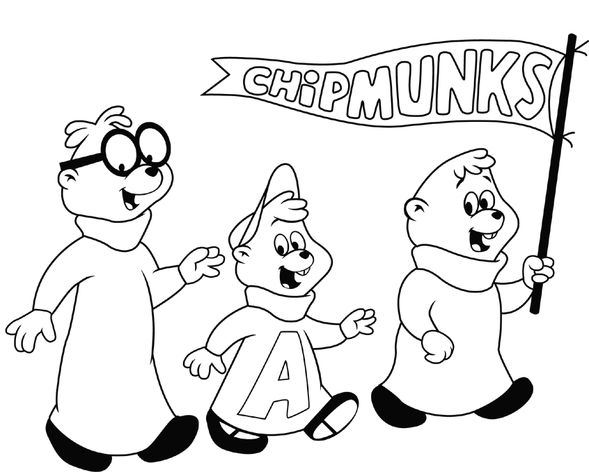 Coloriage Alvin Et Les Chipmunks #128311 (Films D dedans Dessin De Alvin Et Les Chipmunks