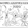 Coloriage Anniversaire Papa, Mickey - Coloring Page avec Coloriage Anniversaire Papy