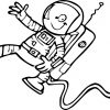 Coloriage Astronaute - Primanyc tout Coloriage Astronaute