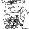 Coloriage Bateau Pirate Flotte Sur La Mer Dessin Gratuit À destiné Pirates Des Caraibes Dessin