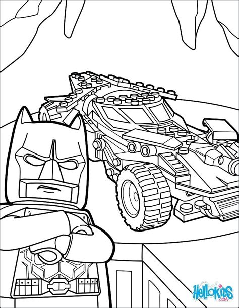 Coloriage Batmobile | Coloriages : Batmobile avec Coloriage Batmobile