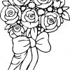Coloriage Bouquet De Fleurs Rose Dessin Bouquet De Fleurs destiné Fleur Image Dessin