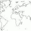 Coloriage Carte Du Monde Vierge À Imprimer dedans Planisphère Du Monde A Imprimer