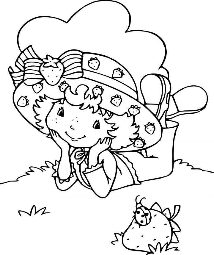 Coloriage Charlotte Aux Fraises Gratuit À Imprimer tout Coloriage Charlotte Aux Fraises Et Ses Amies