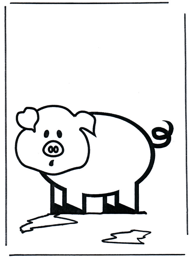 Coloriage Cochon Facile Dessin Gratuit À Imprimer encequiconcerne Dessin De Tete De Cochon