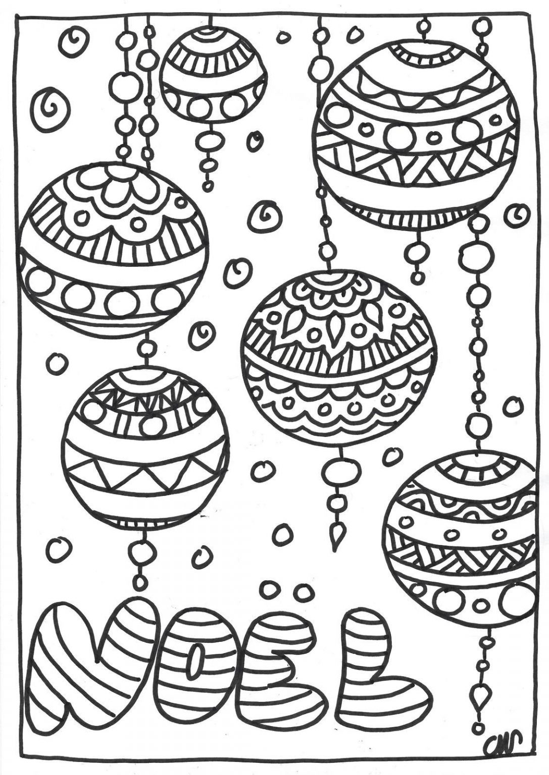 Coloriage De Noel avec Coloriage Magique Noel Ce2  Arouisse.com