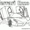 Coloriage Ferrari Enzo Dessin Gratuit À Imprimer avec Ferrari A Colorier