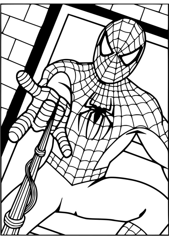Coloriage Gratuit Spiderman 3 Imprimer avec Coloriage Gratuit Spiderman À Imprimer