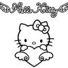 Coloriage Hello Kitty Aimable Dessin Gratuit À Imprimer à Hello Kitty Dessin Animé En Francais