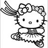 Coloriage Hello Kitty Danseuse Classique En Ligne dedans Coloriage Hello Kitty Princesse A Imprimer Gratuit
