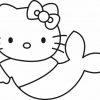 Coloriage Hello Kitty Sirene Gratuit À Imprimer intérieur Dessin Animé De Hello Kitty En Français