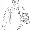 Coloriage Lionel Messi Foot Football Dessin Foot À Imprimer dedans Coloriage À Imprimer Foot