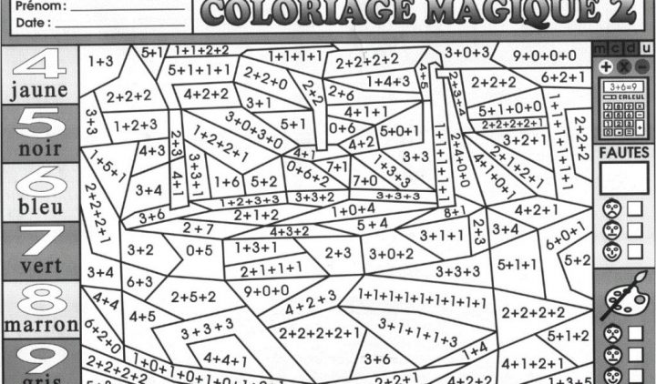 Coloriage Magique Ce2 Maths En Ligne Coloriage Magique tout Coloriage Magique A Imprimer Ce2 Gratuit