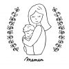 Coloriage Maman Et Son Garcon - Occuper Les Enfants pour Dessin Maman Et Bébé