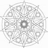 Coloriage Mandala Étoile Géométrique tout Coloriage En Ligne Mandala