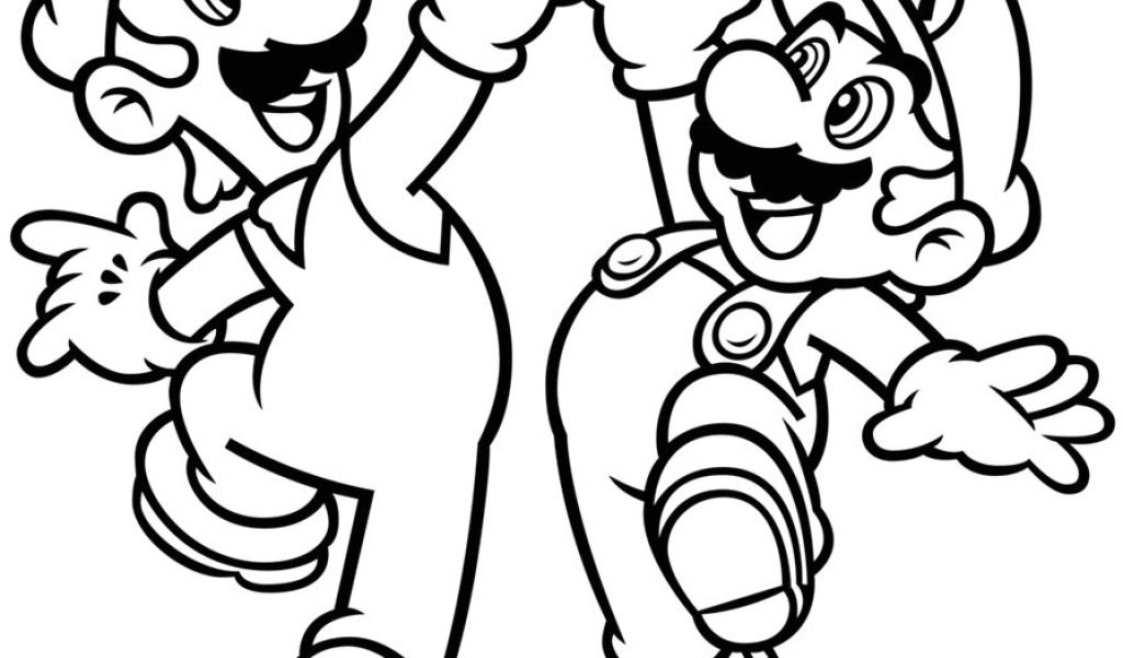 Coloriage Mario Et Luigi A Imprimer Gratuit Coloriage A concernant Coloriage Mario Et Luigi A Imprimer Gratuit