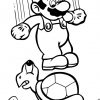 Coloriage Mario Tout En Sautant Dessin Gratuit À Imprimer à Coloriage Mario Et Luigi A Imprimer Gratuit