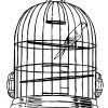 Coloriage Oiseau En Cage - Coloriages Gratuits À Imprimer à Dessin De Cage D Oiseau