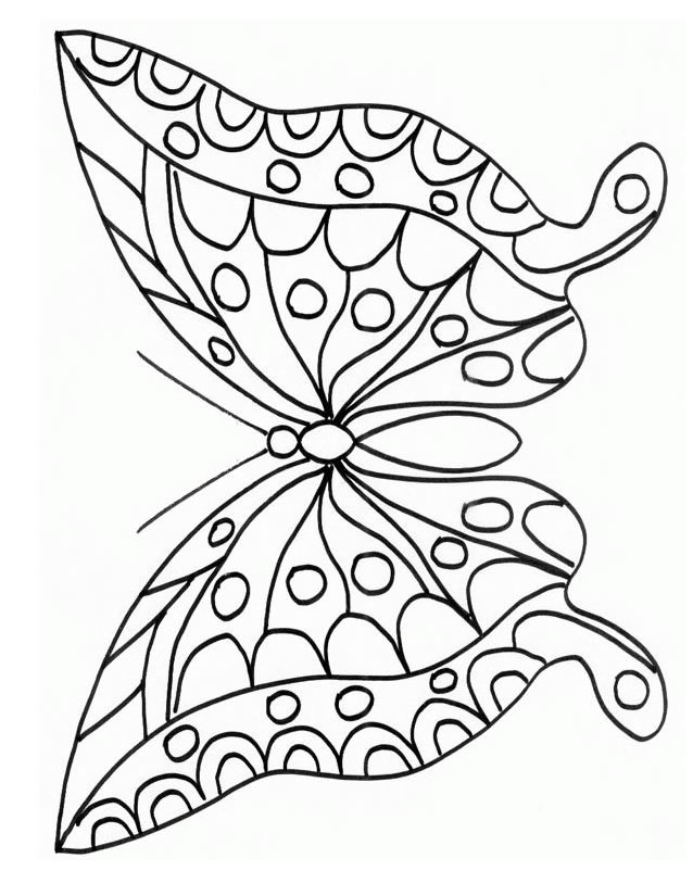 Coloriage Papillon À Imprimer Gratuitement encequiconcerne Papillon À Dessiner