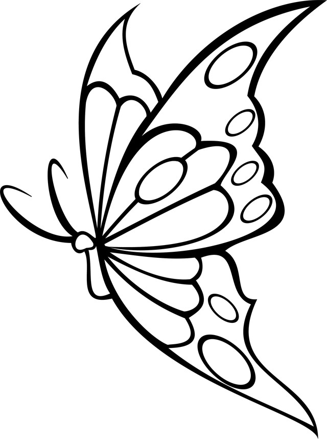 Coloriage Papillon Vecteur Dessin Gratuit À Imprimer encequiconcerne Dessin A Imprimer Papillon Gratuit