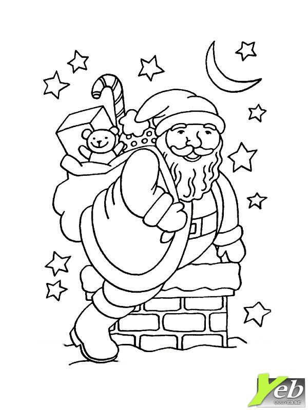 Coloriage Père Noel À Imprimer Pour Les Enfants - Cp20668 tout Coloriage De Père Noel Gratuit A Imprimer