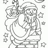 Coloriage Père Noël Avec Etoile Et Lune pour Dessin A Imprimer Pere Noel Gratuit