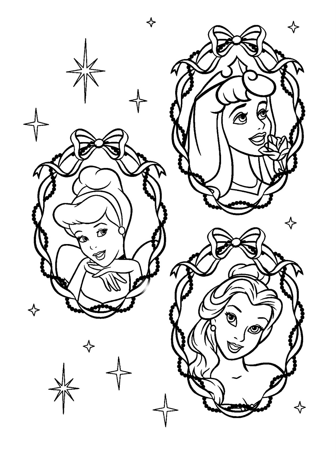 Coloriage Princesses Disney À Imprimer destiné Dessin Walt Disney À Imprimer