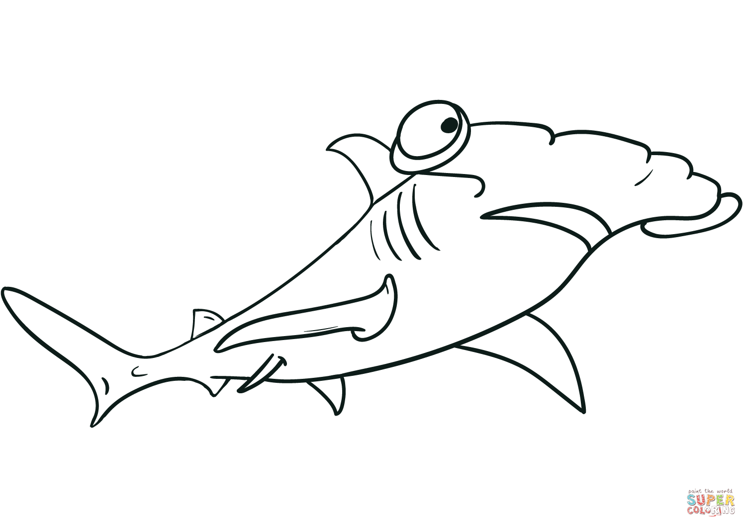 Coloriage Requin Blanc Imprimer - Primanyc dedans Coloriage Requin Blanc Imprimer
