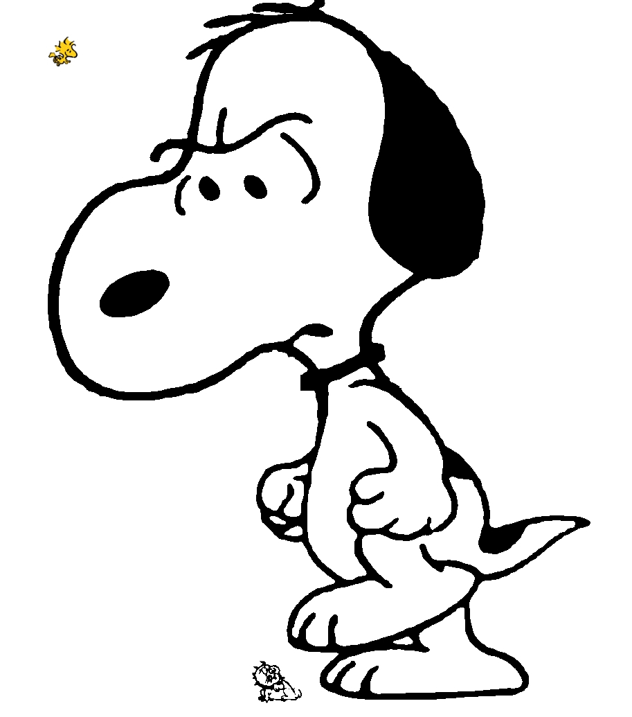 Coloriage Snoopy #27232 (Dessins Animés) - Album De Coloriages dedans Dessin De Snoopy
