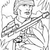 Coloriage Soldat De Guerre Dans La Foret Dessin à Dessin D Arme De Guerre