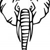 Coloriage Tête D'Éléphant À Imprimer Sur Coloriages avec Dessin Elephant Rigolo