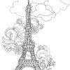 Coloriage Tour Eiffel #06 - Un Dessin À Imprimer De Tête À tout Anagrammes À Imprimer