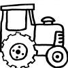 Coloriage Tracteur À Imprimer Gratuitement Dessins destiné Dessin Tracteur Facile